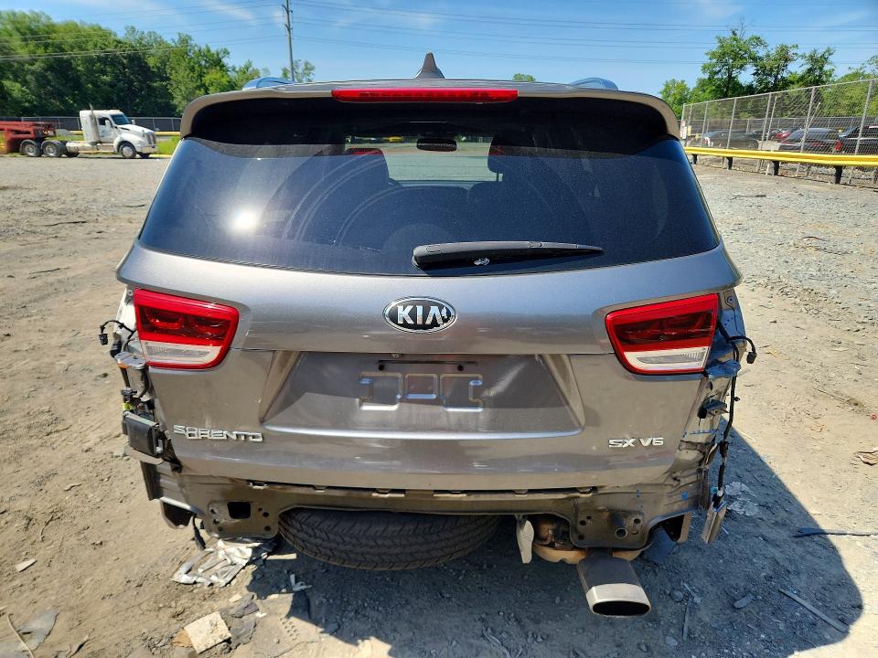 Photo 6 from auction – 2016 KIA SORENTO with VIN 5XYPK4A58GG018907