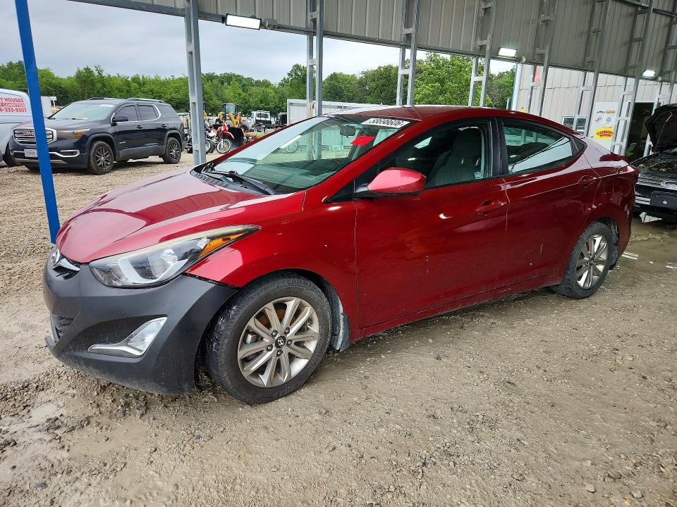 HYUNDAI ELANTRA 2015 with VIN 5NPDH4AE4FH568923 - Photo from auction