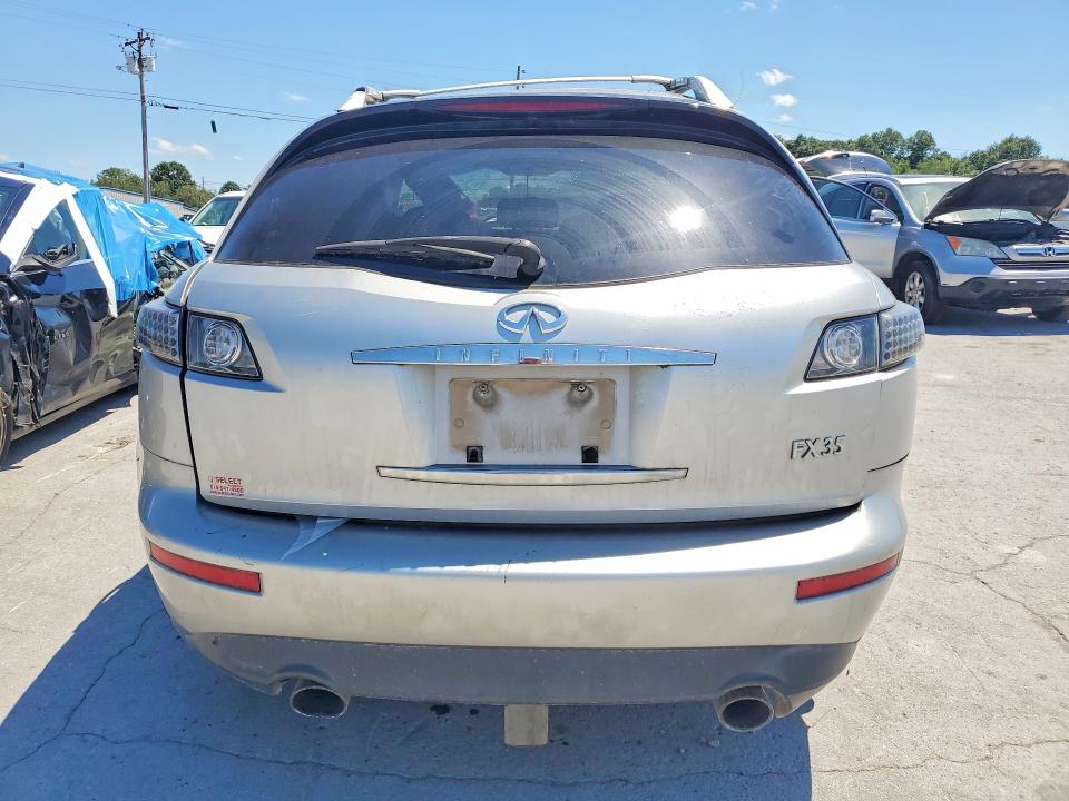 Photo 6 from auction – 2005 INFINITI FX35 with VIN JNRAS08W55X214469