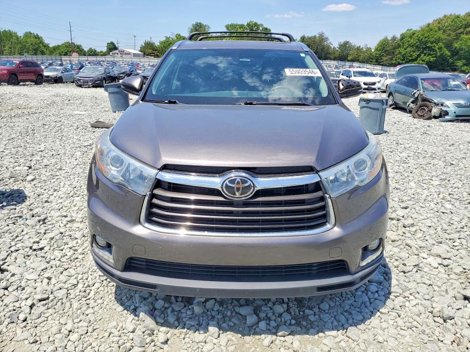 Photo 5 from auction – 2015 TOYOTA HIGHLANDER with VIN 5TDDKRFH4FS124291