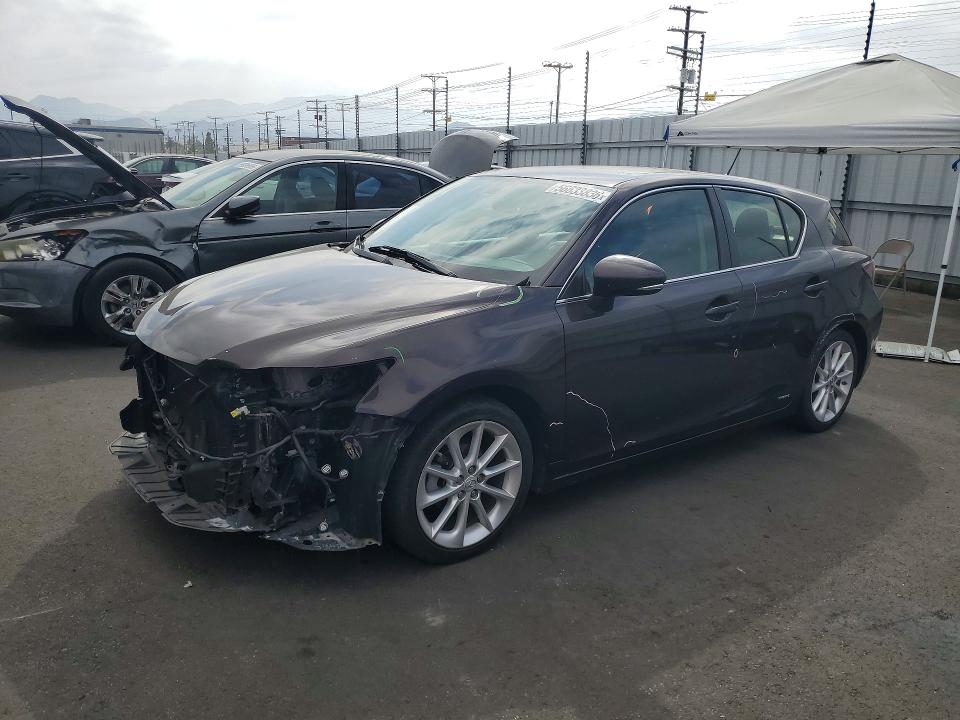 LEXUS CT 2012 with VIN JTHKD5BH6C2090453 - Photo from auction