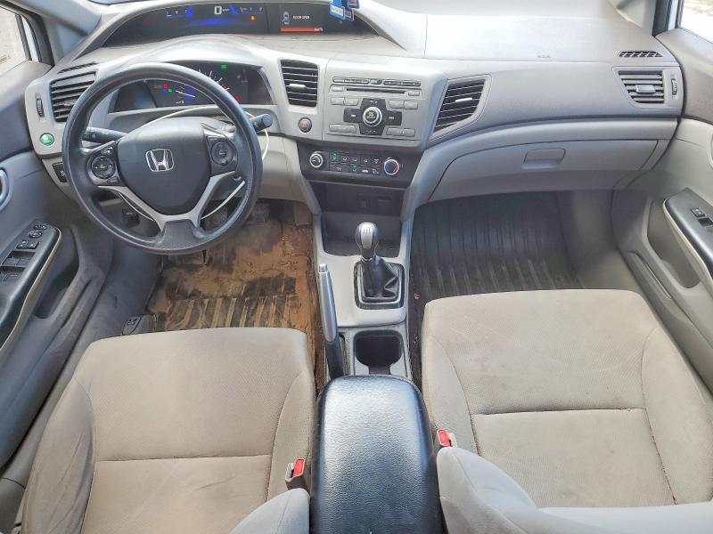 Photo 8 from auction – 2012 HONDA CIVIC with VIN 2HGFB2E41CH021341