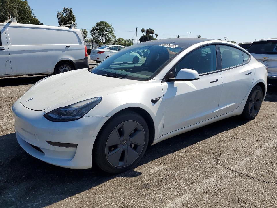TESLA MODEL 3 2022 with VIN 5YJ3E1EA6NF245903 - Photo from auction