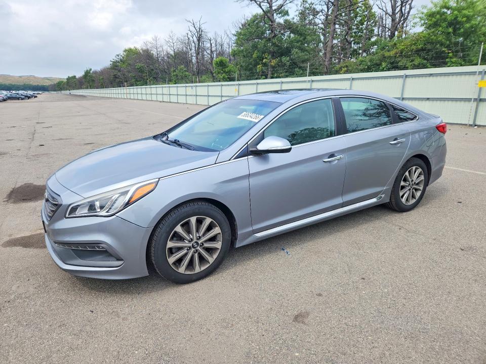 HYUNDAI SONATA 2017 with VIN 5NPE34AF4HH559329 - Photo from auction