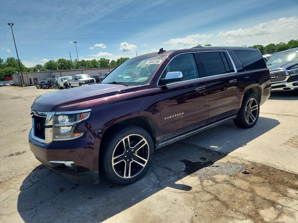 CHEVROLET SUBURBAN 2017 with VIN 1GNSKJKC5HR348455 - Photo from auction
