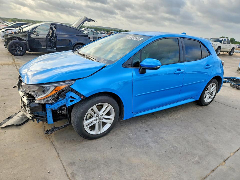 TOYOTA COROLLA HATCHBACK 2022 with VIN JTND4MBE1N3179169 - Photo from auction