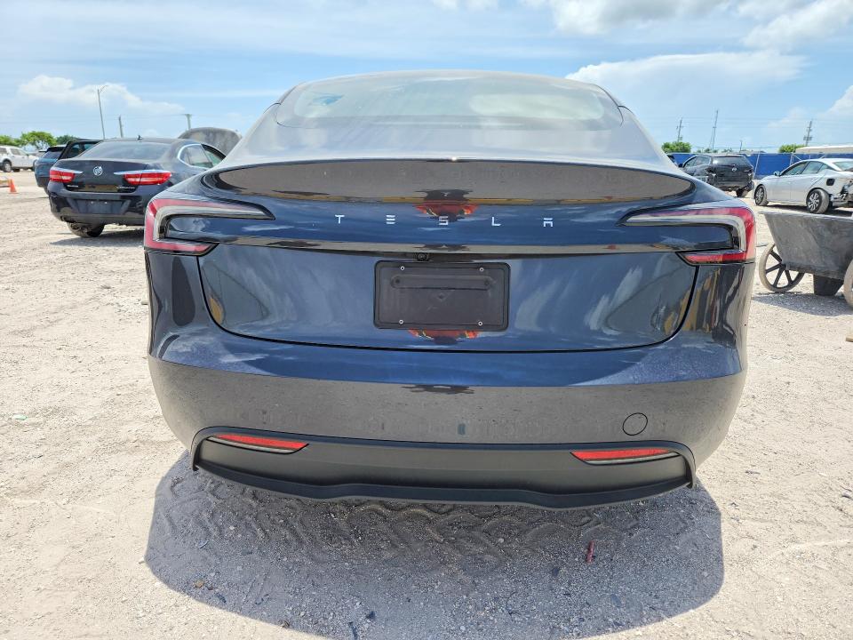Photo 6 from auction – 2025 TESLA MODEL 3 with VIN 5YJ3E1EA4SF970881