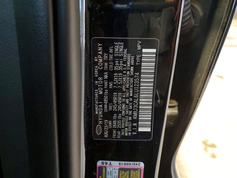 Photo 14 from auction – 2020 HYUNDAI TUCSON with VIN KM8J3CAL6LU123574