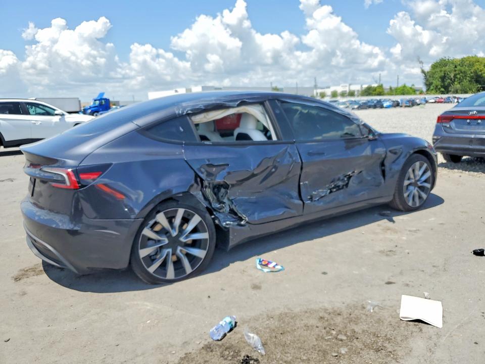 Photo 3 from auction – 2025 TESLA MODEL 3 with VIN 5YJ3E1EA9SF050647