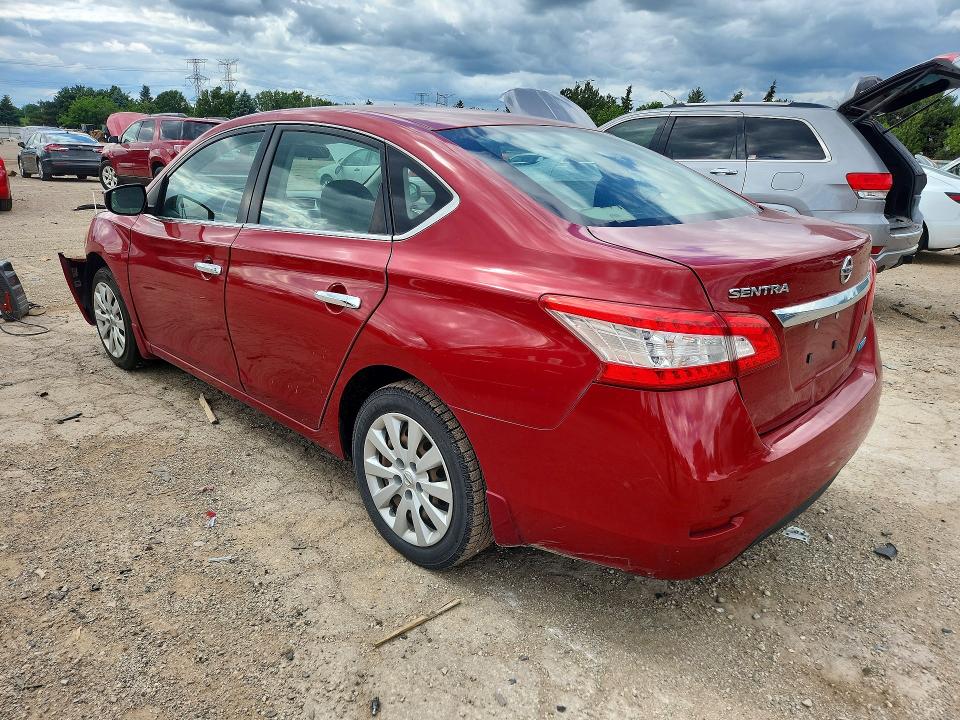 Photo 2 from auction – 2014 NISSAN SENTRA with VIN 3N1AB7AP2EL686235