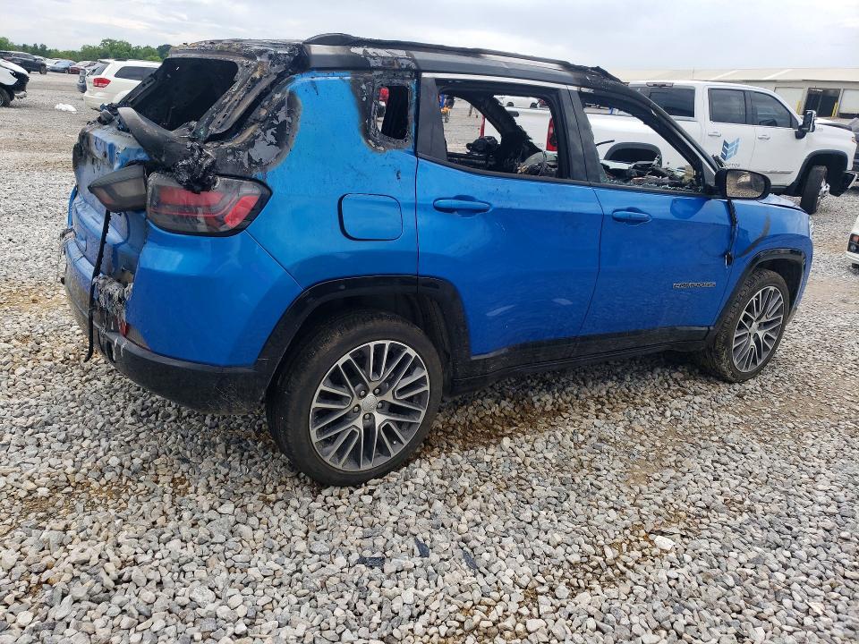 Photo 3 from auction – 2022 JEEP COMPASS with VIN 3C4NJDCB6NT153144