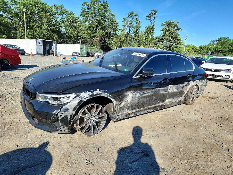 BMW 330XI 2021 with VIN 3MW5R7J07M8B85403 - Photo from auction