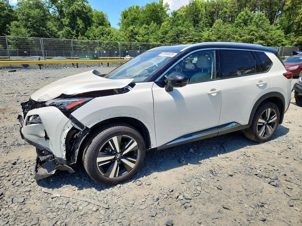 NISSAN ROGUE 2021 with VIN JN8AT3CBXMW218822 - Photo from auction