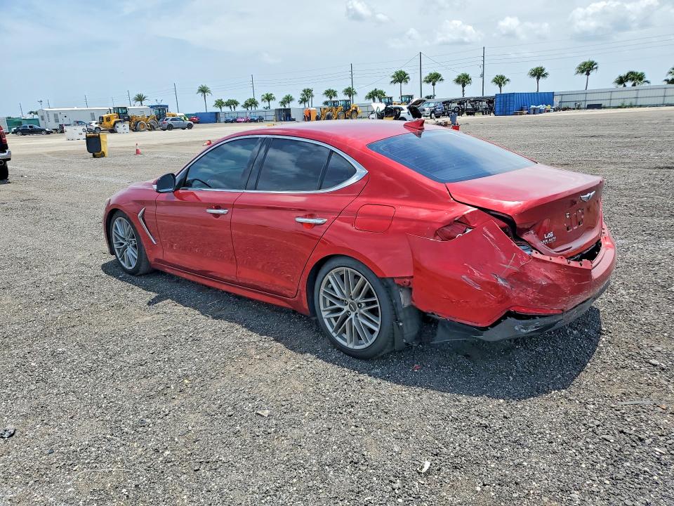 Photo 2 from auction – 2020 GENESIS G70 with VIN KMTG64LA5LU056636