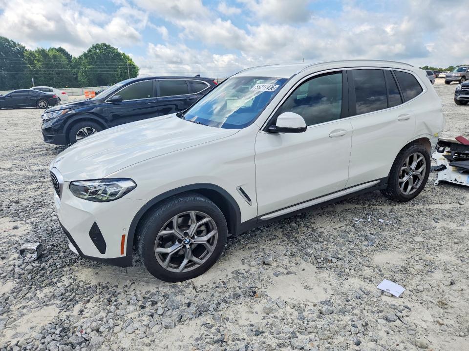 BMW X3 2023 with VIN 5UX43DP05P9S61330 - Photo from auction