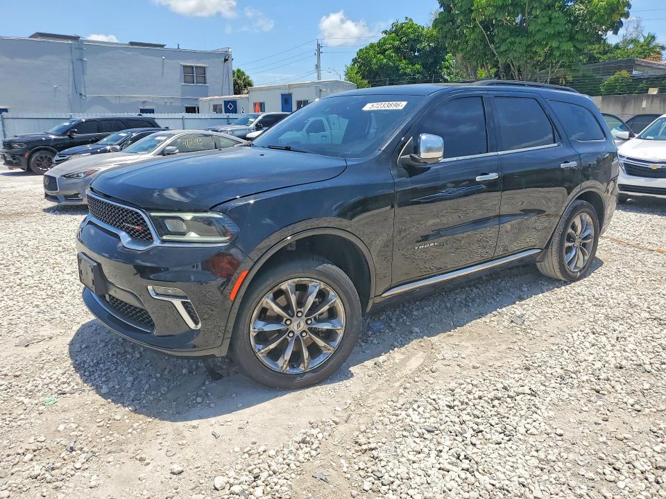 DODGE DURANGO 2022 with VIN 1C4SDHET8NC198170 - Photo from auction