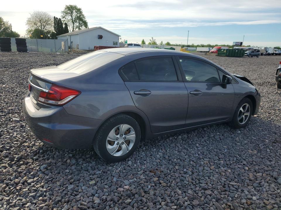 Photo 3 from auction – 2015 HONDA CIVIC with VIN 19XFB2F54FE707623