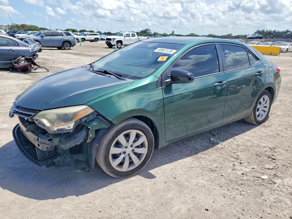 TOYOTA COROLLA 2016 con VIN 2T1BURHE3GC675973 - Foto de la subasta