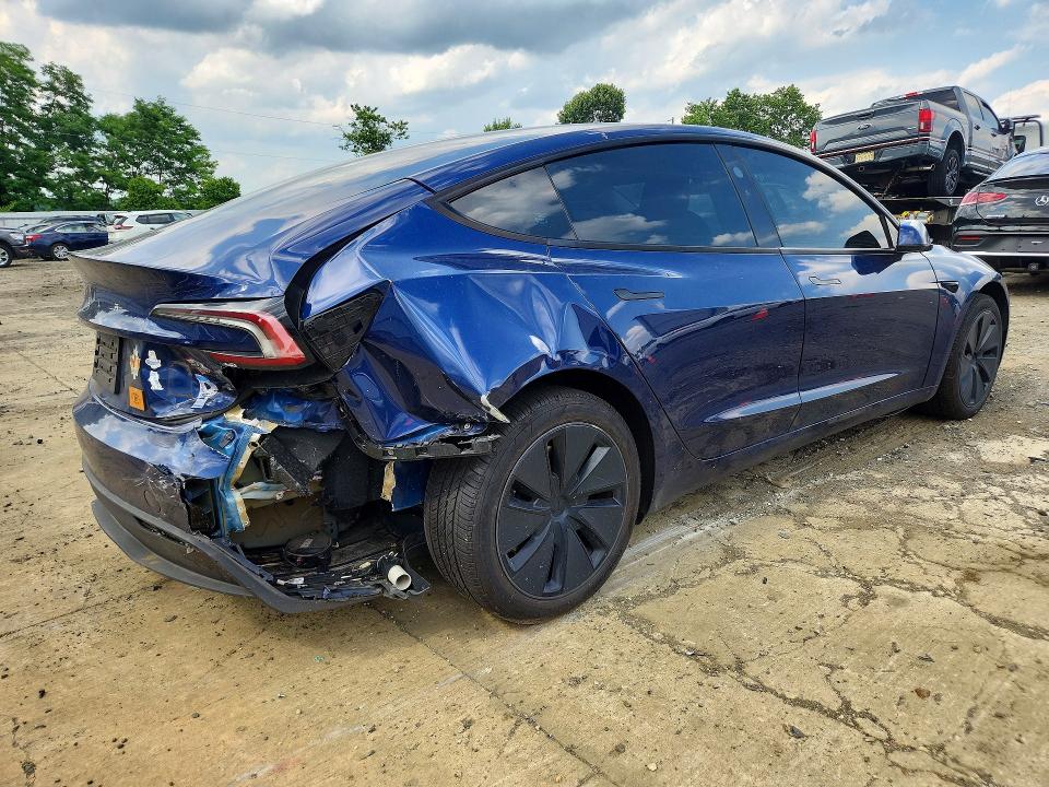 Photo 3 from auction – 2024 TESLA MODEL 3 with VIN 5YJ3E1EA6RF739989