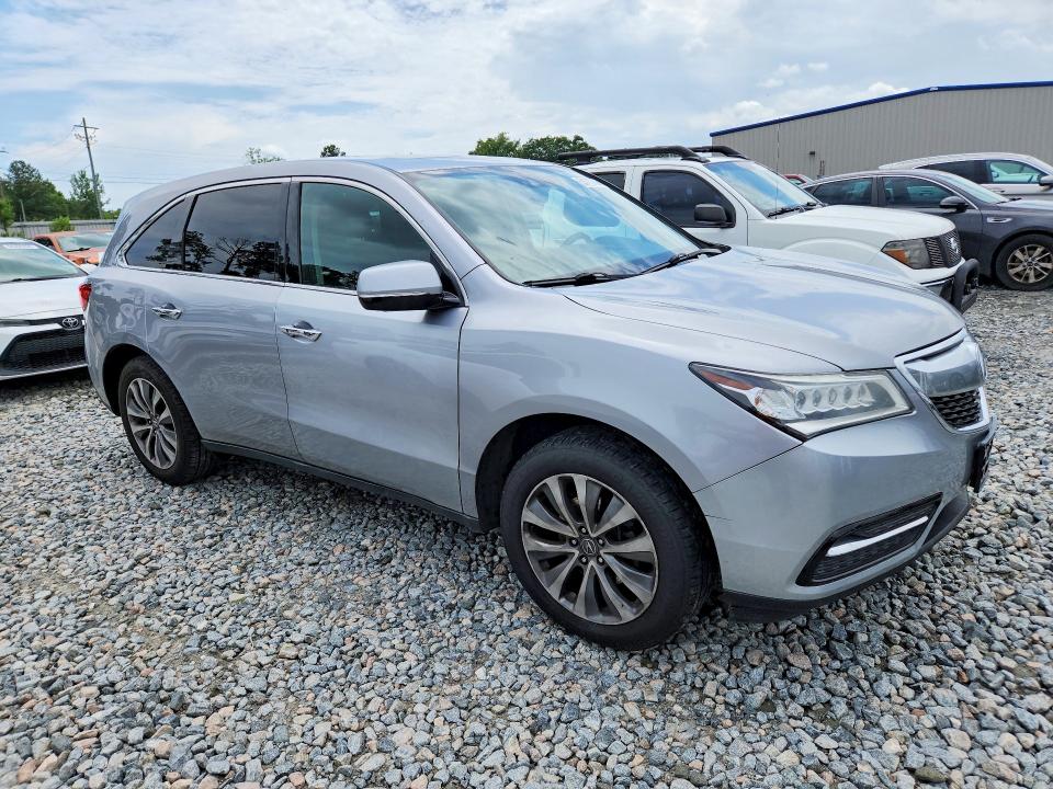 Photo 4 from auction – 2016 ACURA MDX with VIN 5FRYD3H48GB003755