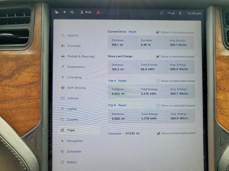 Photo 9 from auction – 2020 TESLA MODEL X with VIN 5YJXCDE21LF297423