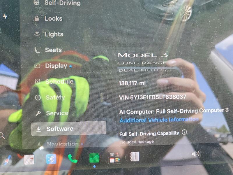 Zdjęcie 9 z aukcji – 2020 TESLA MODEL 3 z VIN 5YJ3E1EB5LF638037