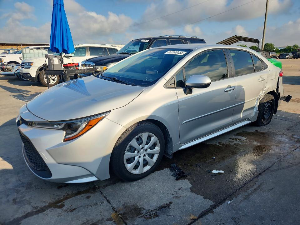 TOYOTA COROLLA 2021 with VIN JTDEPMAE4MJ164029 - Photo from auction