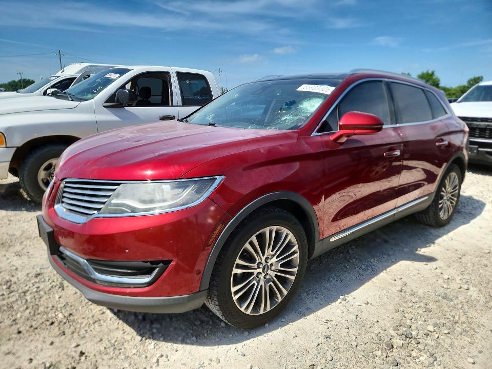 LINCOLN MKX 2016 with VIN 2LMTJ6LR6GBL53990 - Photo from auction