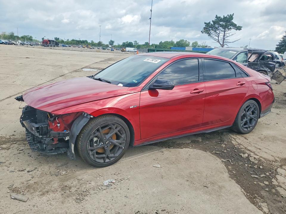 HYUNDAI ELANTRA 2024 with VIN KMHLR4DF2RU748744 - Photo from auction