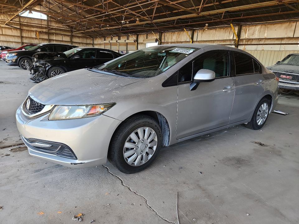 HONDA CIVIC 2013 with VIN 19XFB2F54DE031347 - Photo from auction