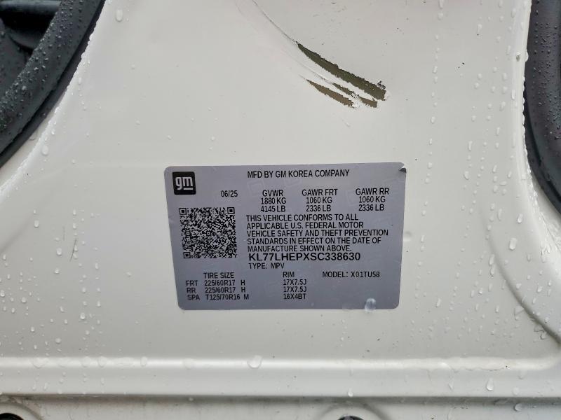 Photo 14 from auction – 2025 CHEVROLET TRAX with VIN KL77LHEPXSC338630