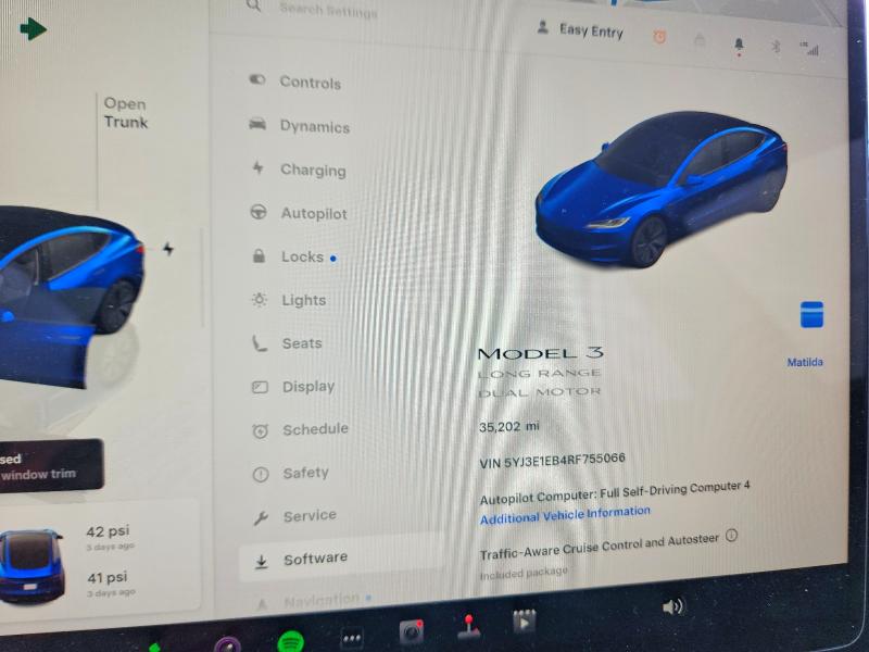 Photo 9 from auction – 2024 TESLA MODEL 3 with VIN 5YJ3E1EB4RF755066