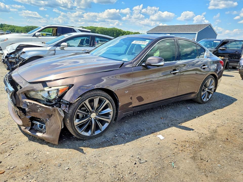 Photo 1 from auction – 2014 INFINITI Q50 with VIN JN1BV7AR9EM683870