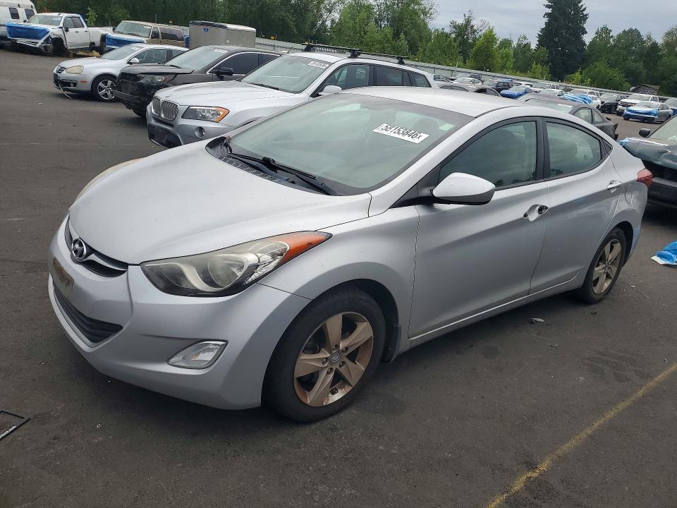 Photo 1 from auction – 2013 HYUNDAI ELANTRA with VIN KMHDH4AE3DU651273