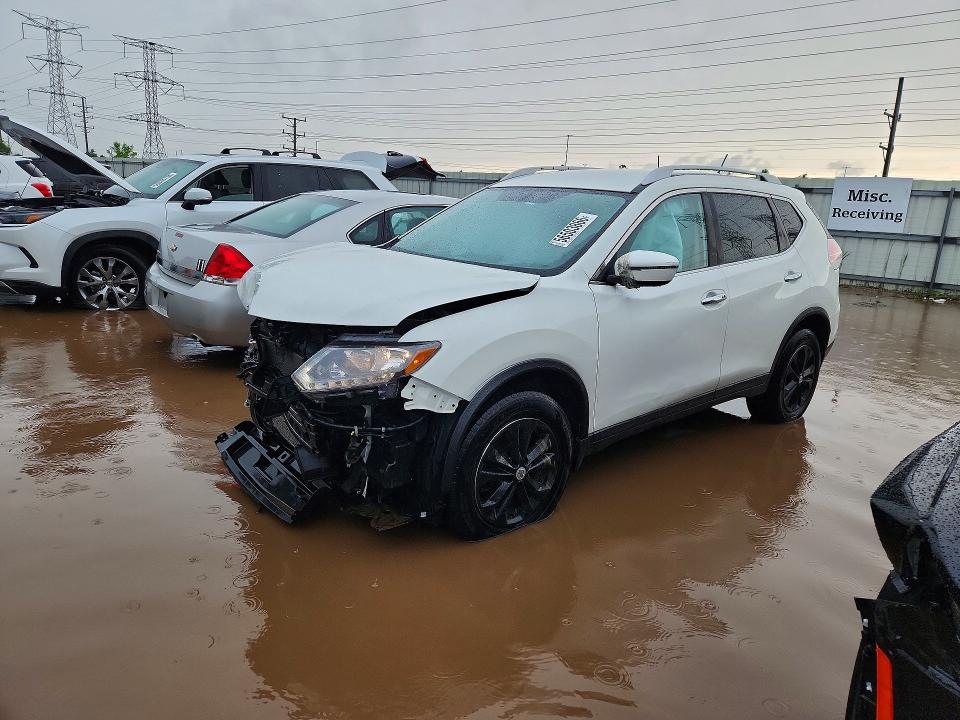 NISSAN ROGUE 2016 with VIN KNMAT2MV8GP735744 - Photo from auction