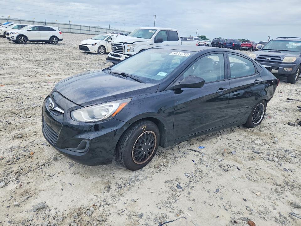 HYUNDAI ACCENT 2014 with VIN KMHCT4AE2EU738996 - Photo from auction