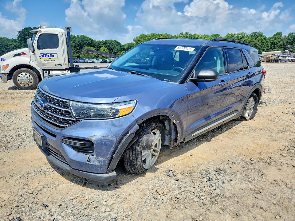 FORD EXPLORER 2021 with VIN 1FMSK7DH6MGB28666 - Photo from auction