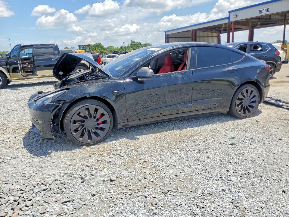 TESLA MODEL 3 2022 with VIN 5YJ3E1EC5NF123535 - Photo from auction
