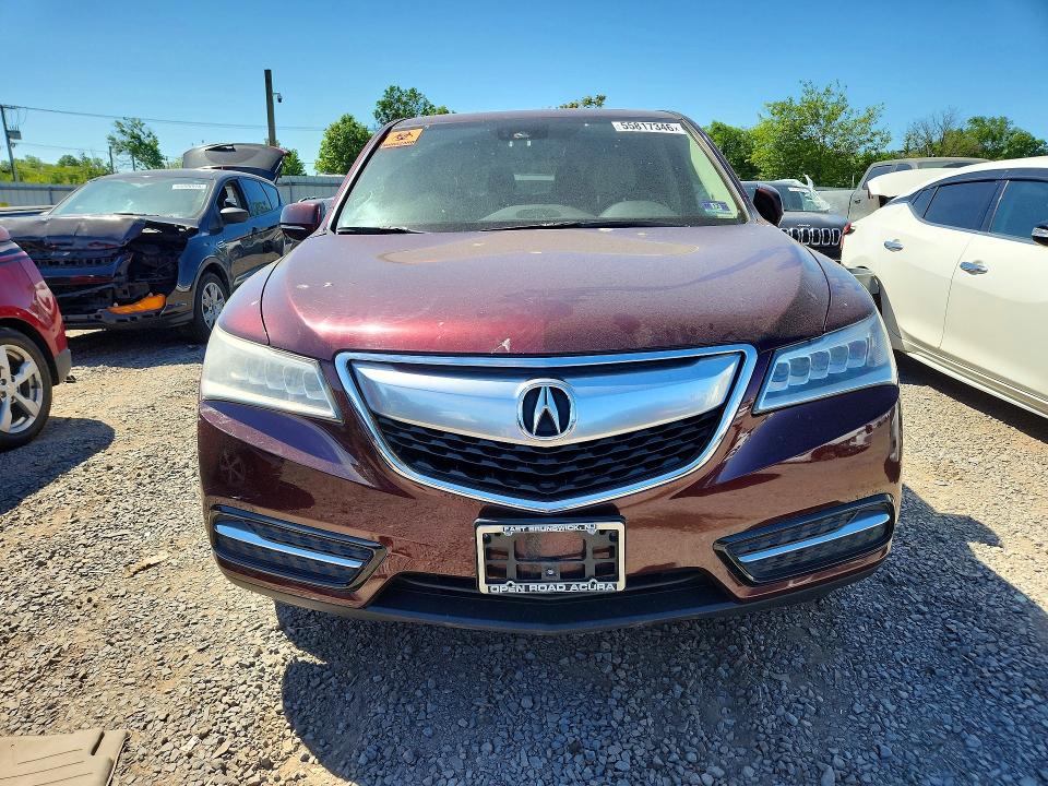 Photo 5 from auction – 2016 ACURA MDX with VIN 5FRYD4H43GB013051