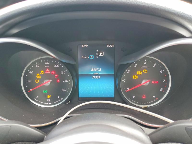 Photo 9 from auction – 2019 MERCEDES-BENZ C with VIN WDDWF8DB5KR460651