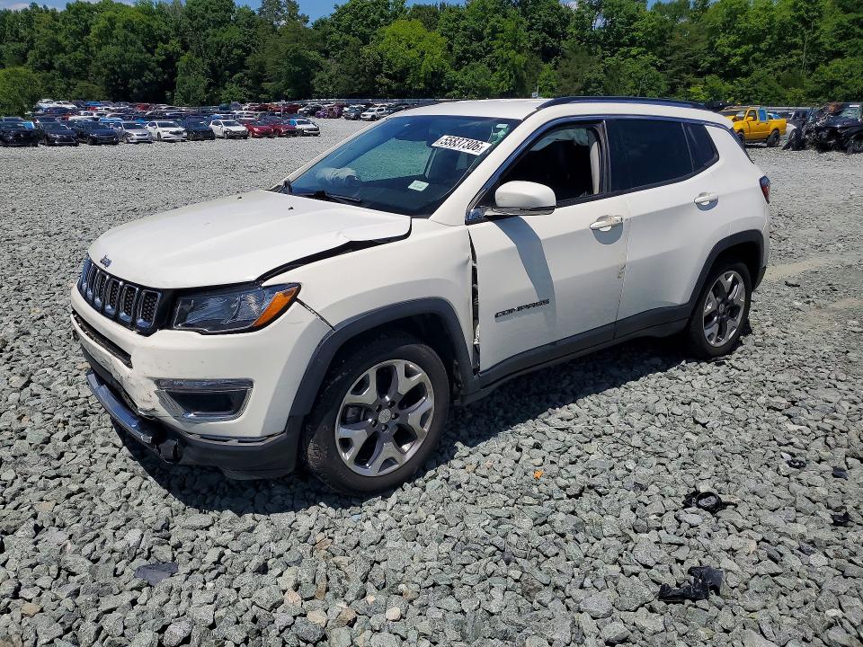 JEEP COMPASS 2021 with VIN 3C4NJCCB8MT573352 - Photo from auction