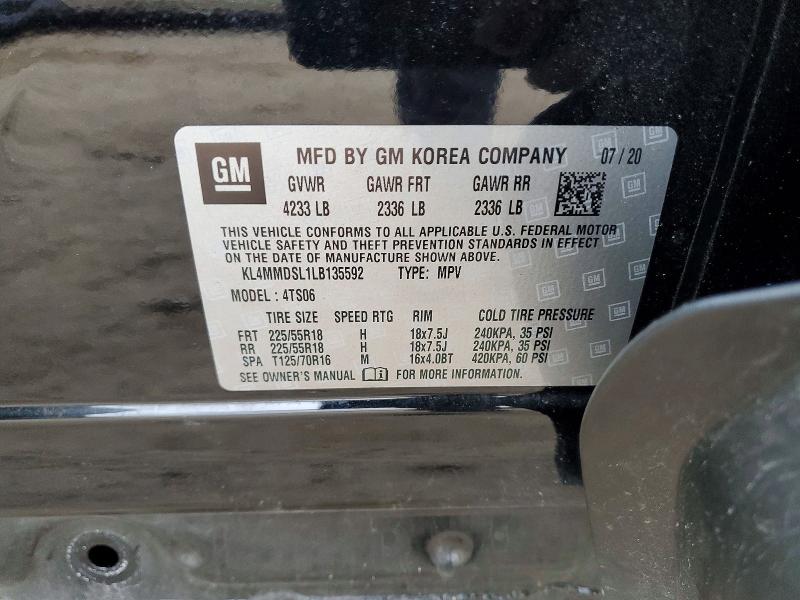 Photo 14 from auction – 2020 BUICK ENCORE GX with VIN KL4MMDSL1LB135592