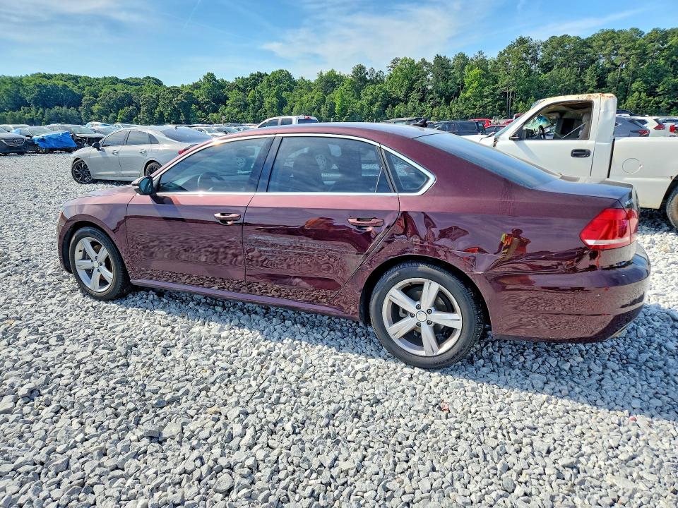 Photo 2 from auction – 2012 VOLKSWAGEN PASSAT with VIN 1VWBP7A34CC007121