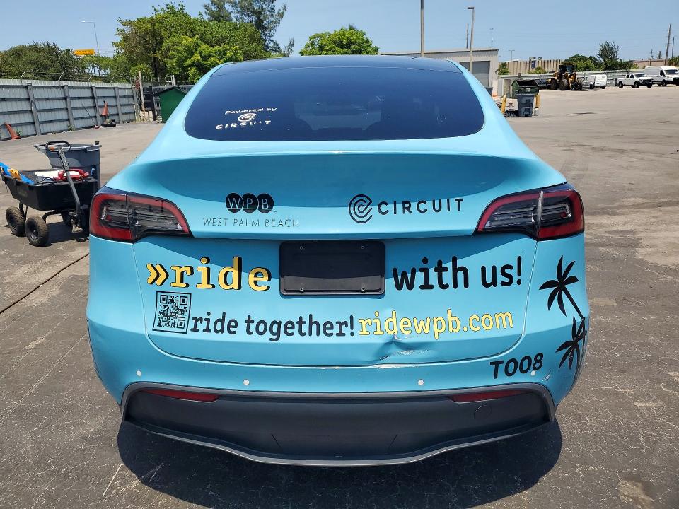 Photo 6 from auction – 2021 TESLA MODEL Y with VIN 5YJYGDEE0MF279046