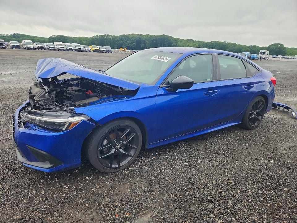 HONDA CIVIC 2022 with VIN 2HGFE2F57NH572827 - Photo from auction
