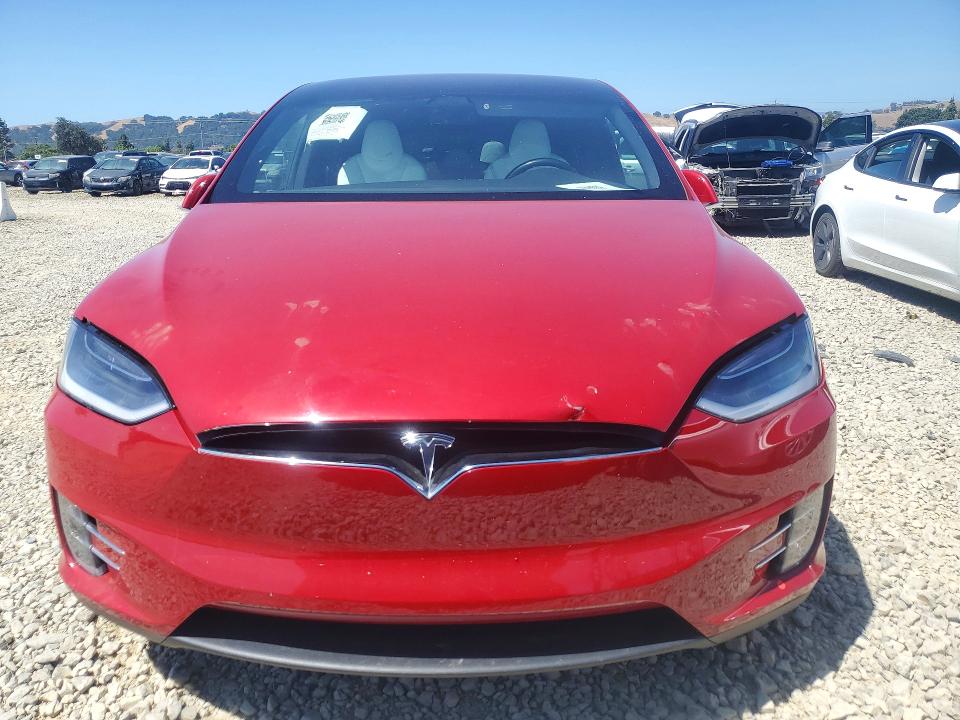 Photo 5 from auction – 2019 TESLA MODEL X with VIN 5YJXCAE22KF162402