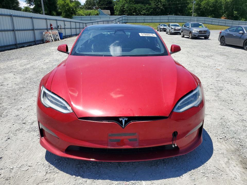 Photo 5 from auction – 2021 TESLA MODEL S with VIN 5YJSA1E59MF441861