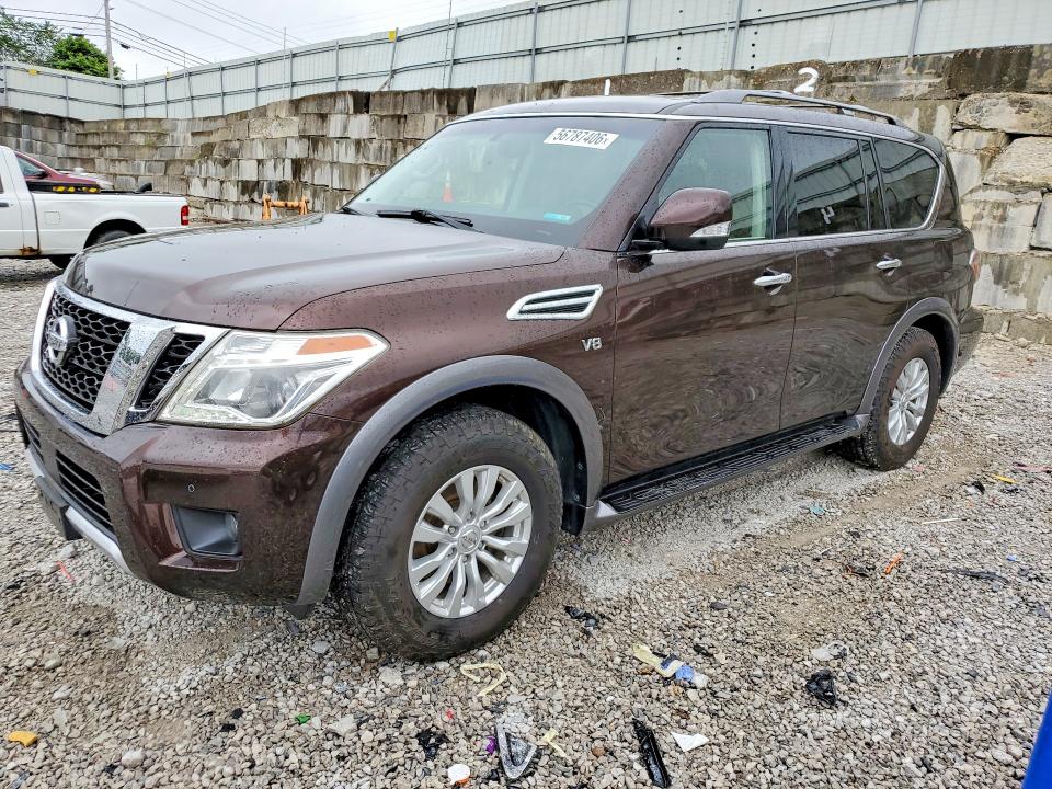 NISSAN ARMADA 2018 with VIN JN8AY2NC1J9551258 - Photo from auction