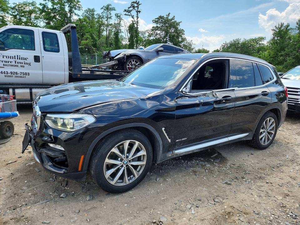BMW X3 2018 with VIN 5UXTR9C58JLD57037 - Photo from auction
