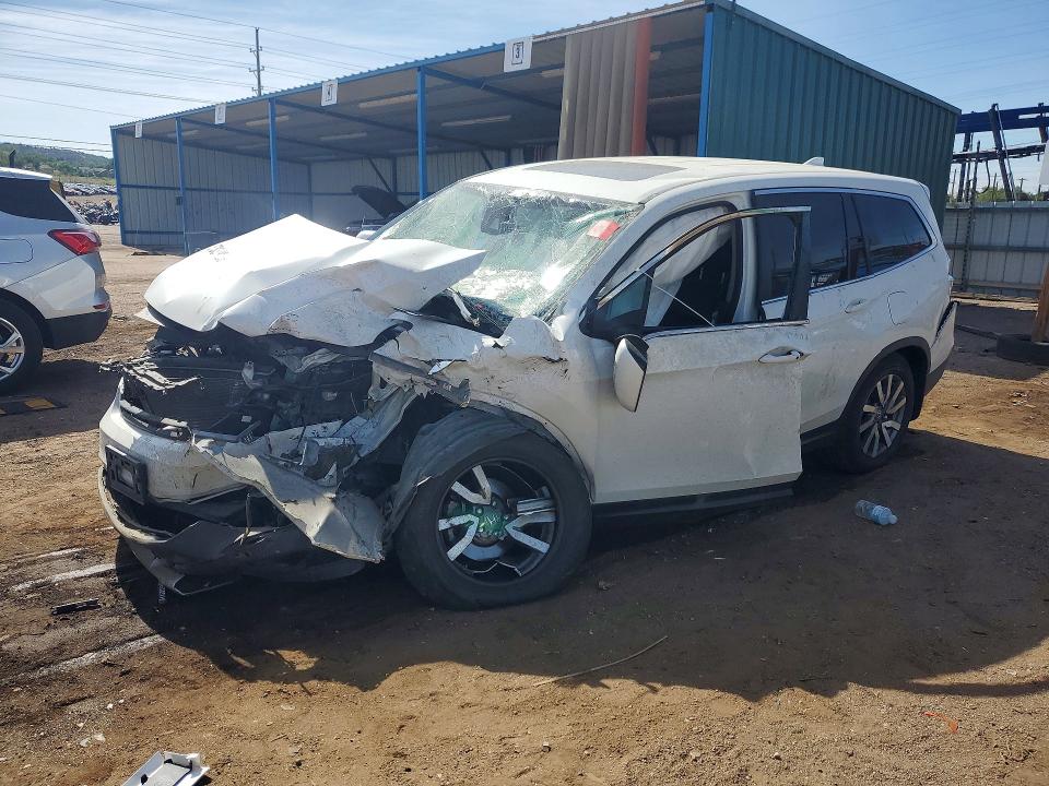 HONDA PILOT 2021 with VIN 5FNYF5H55MB006706 - Photo from auction